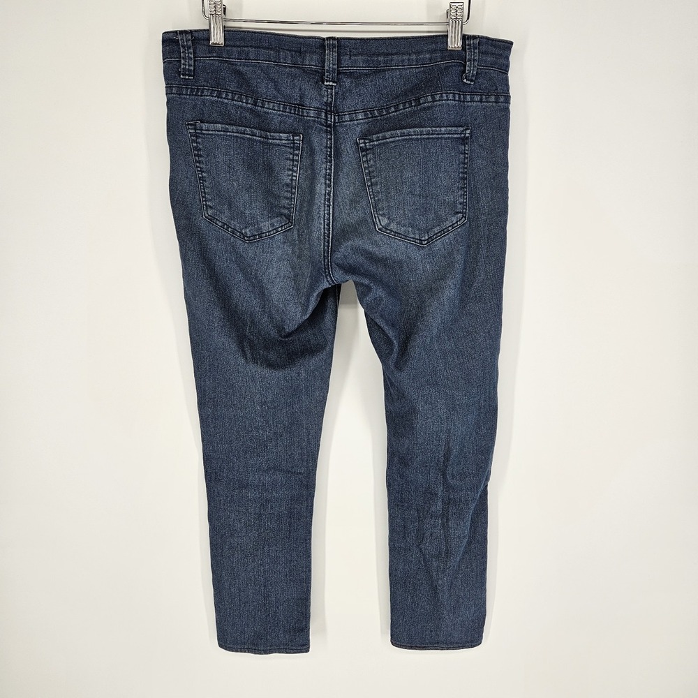 Forever 21 Womens Jeans Denim Blue Dark Wash Slim Sz 28 - Picture 4 of 6